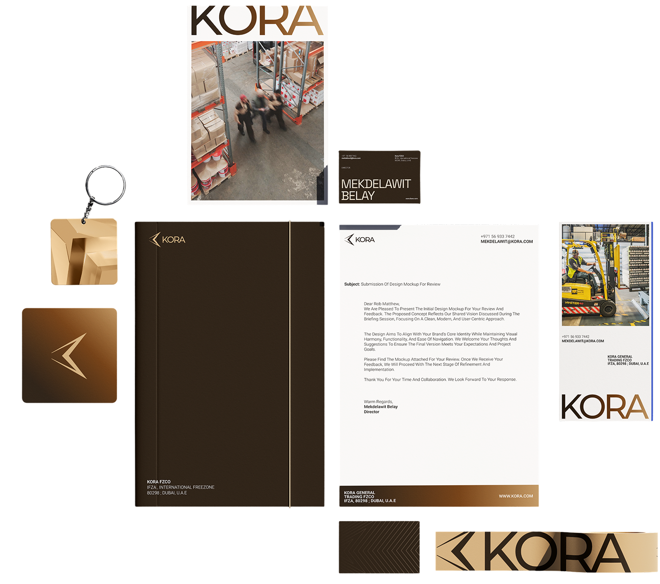 Brand stationery mockup